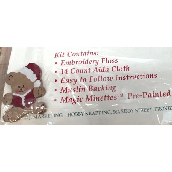 Hobby Kraft Heirloom Christmas Stocking Counted Crossstitch Kit - Picture 3 of 4